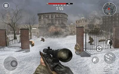 Скачать World War 2 Hero Shooting Game (Взлом Много денег) версия 1.2.2 на Андроид