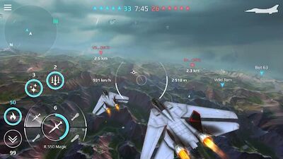 Скачать Sky Combat - Самолеты Онлайн (Взлом Много денег) версия 8.0 на Андроид