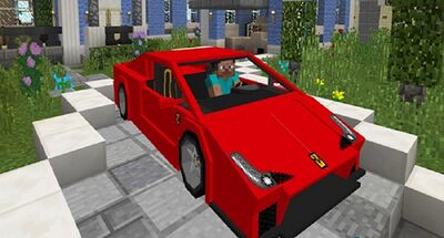 Скачать Super car f mod for mcpe (Взлом Много денег) версия 4.4.1 на Андроид