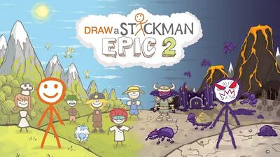 Скачать Draw a Stickman: EPIC 2 (Взлом Много монет) версия 1.1.8 на Андроид