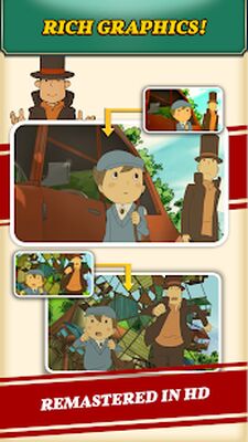 Скачать Layton: Curious Village in HD (Взлом Много денег) версия 1.0.5 на Андроид