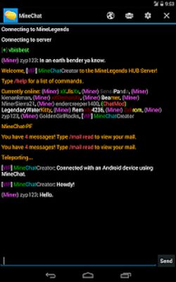 Скачать MineChat (Взлом Разблокировано все) версия 13.7.1 на Андроид