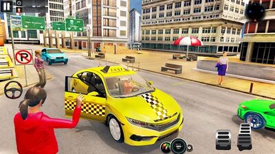 Скачать Grand Taxi Simulator Game 2021 (Взлом Много монет) версия 2.1 на Андроид