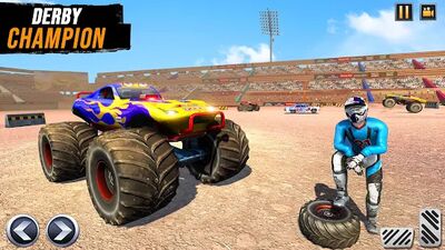 Скачать Real Monster Truck Demolition Derby Краш Трюки (Взлом Много денег) версия 3.2.9 на Андроид