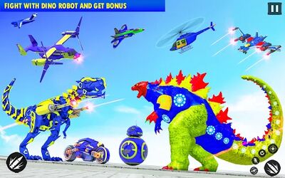 Скачать Dino Robot Car Transform Games (Взлом Разблокировано все) версия Зависит от устройства на Андроид