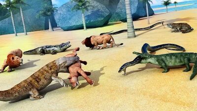 Скачать Angry Animal Crocodile Attack (Взлом Много денег) версия Зависит от устройства на Андроид