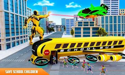 Скачать School Bus Robot Car Game (Взлом Разблокировано все) версия 38 на Андроид