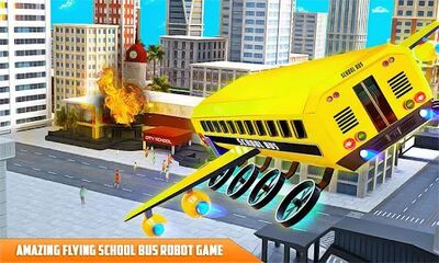 Скачать School Bus Robot Car Game (Взлом Разблокировано все) версия 38 на Андроид