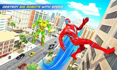 Скачать Grand Police Robot Speed Hero City Cop Robot Games (Взлом Много денег) версия 37 на Андроид