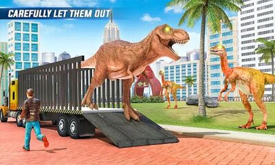 Скачать Dino Animal Transporter Truck (Взлом Разблокировано все) версия 32 на Андроид