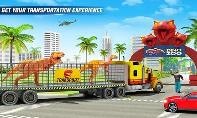 Скачать Dino Animal Transporter Truck (Взлом Разблокировано все) версия 32 на Андроид