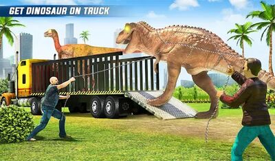 Скачать Dino Animal Transporter Truck (Взлом Разблокировано все) версия 32 на Андроид