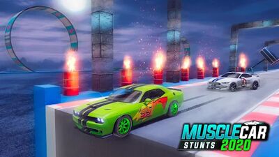 Скачать Muscle Car Stunts: Car Games (Взлом Разблокировано все) версия 3.8 на Андроид