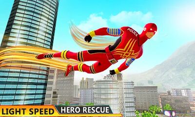 Скачать Flying Superhero Robot Games (Взлом Много денег) версия 7.7 на Андроид