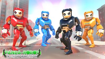 Скачать Panda Robot Car: Robot Games (Взлом Разблокировано все) версия 3.9 на Андроид