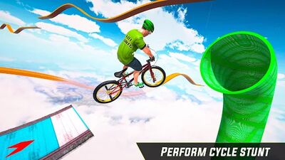 Скачать Cycle Stunt Race: Bicycle Game (Взлом Много денег) версия 3.4 на Андроид