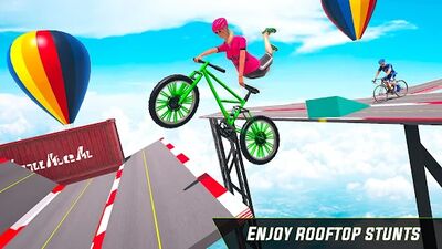 Скачать Cycle Stunt Race: Bicycle Game (Взлом Много денег) версия 3.4 на Андроид