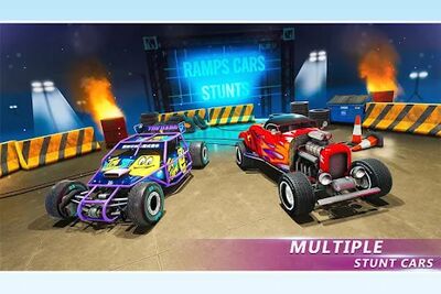 Скачать Ramp Stunt Автомобильные гонки: Car Stunt Games (Взлом Много монет) версия 2.3 на Андроид