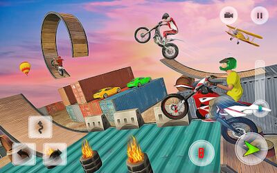 Скачать Bike Stunt 3D Bike Racing Game (Взлом Много денег) версия 3.10 на Андроид