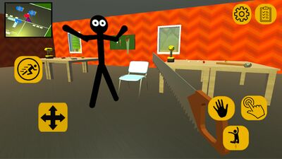 Скачать Stickman Neighbor. Scary Secret (Взлом Разблокировано все) версия 1.4 на Андроид