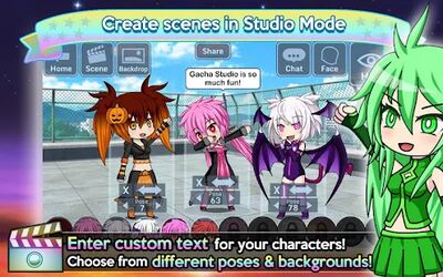 Скачать Gacha Studio (Anime Dress Up) (Взлом Много монет) версия Зависит от устройства на Андроид