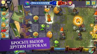 Скачать Plants vs Zombies™ 2 (Взлом Разблокировано все) версия 9.2.2 на Андроид