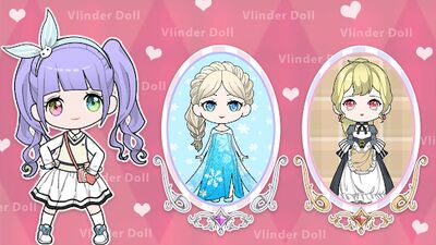 Скачать Vlinder Doll: Dress up games (Взлом Много денег) версия 2.9.5 на Андроид