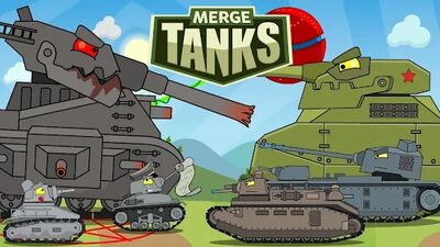Скачать Merge Tanks: Idle Tank Merger (Взлом Много денег) версия 2.4.8 на Андроид