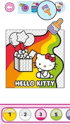 Скачать Hello Kitty: Раскраска для Детей (Взлом Много монет) версия 1.3.2 на Андроид