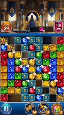 Скачать Jewel Royal Castle: Match3 puzzle (Взлом Много денег) версия 1.11.0 на Андроид