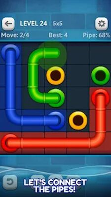 Скачать Line Puzzle: Pipe Art (Взлом Много денег) версия 21.1102.09 на Андроид