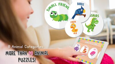 Скачать Animals Puzzle for Kids: Preschool (Взлом Разблокировано все) версия 1.3.2 на Андроид