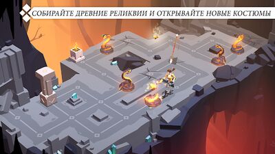 Скачать Lara Croft GO (Взлом Много монет) версия 2.1.109660 на Андроид