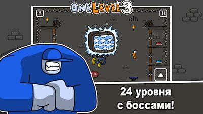 Скачать One Level 3: Стикмен побег из тюрьмы (Взлом Много денег) версия 1.10 на Андроид