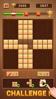 Скачать Wood Block - Classic Block Puzzle Game (Взлом Много денег) версия 1.1.1 на Андроид