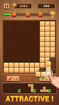 Скачать Wood Block - Classic Block Puzzle Game (Взлом Много денег) версия 1.1.1 на Андроид