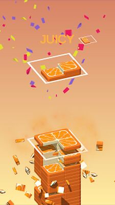 Скачать Juicy Stack - Free 3D Fruit Block & Tile Puzzle (Взлом Много монет) версия 3.2 на Андроид