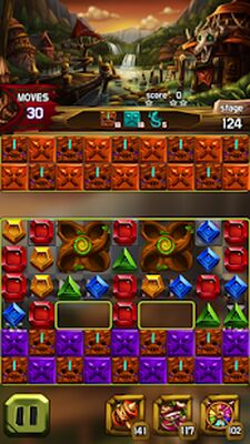 Скачать Jewel Amazon : Jewel Match 3 Puzzle (Взлом Много денег) версия 1.12.0 на Андроид