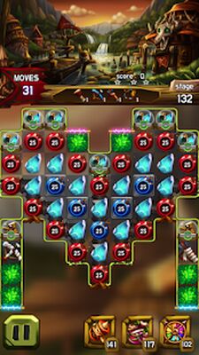 Скачать Jewel Amazon : Jewel Match 3 Puzzle (Взлом Много денег) версия 1.12.0 на Андроид