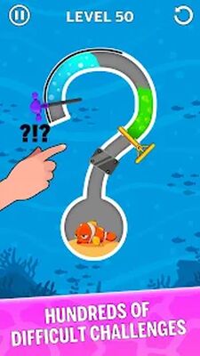 Скачать Water Puzzle - Fish Rescue & Pull The Pin (Взлом Разблокировано все) версия 1.0.30 на Андроид