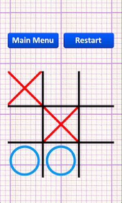 Скачать Крестики Нолики на двоих (Взлом Много монет) версия 1.1 на Андроид