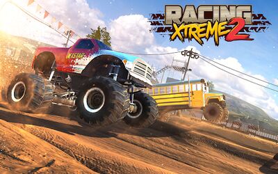 Скачать Racing Xtreme 2: Top Monster Truck & Offroad Fun (Взлом Много денег) версия 1.11.1 на Андроид