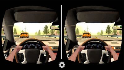 Скачать VR Traffic Racing In Car Drive (Взлом Разблокировано все) версия 1.0.26 на Андроид