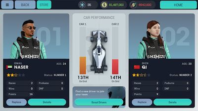 Скачать Motorsport Manager Mobile 3 (Взлом Много денег) версия 1.1.0 на Андроид