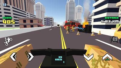 Скачать Blocky Moto Racing - мотоцикл симулятор (Взлом Разблокировано все) версия 1.32 на Андроид