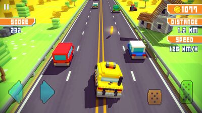 Скачать Blocky Highway: Traffic Racing (Взлом Много денег) версия 1.2.3 на Андроид