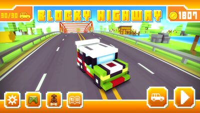 Скачать Blocky Highway: Traffic Racing (Взлом Много денег) версия 1.2.3 на Андроид