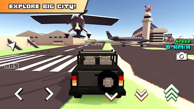 Скачать Blocky Car Racer (Взлом Много монет) версия 1.36 на Андроид