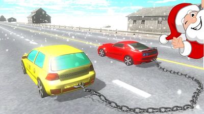 Скачать Chained Cars Against Ramp 3D (Взлом Много монет) версия Зависит от устройства на Андроид