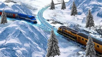 Скачать Train Racing Games 3D 2 Player (Взлом Много монет) версия 8.1 на Андроид